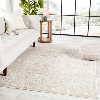 Jaipur Living Audun Prado AUD08 Light Taupe/Cream Area Rug by Vibe Lifestyle Image Feature