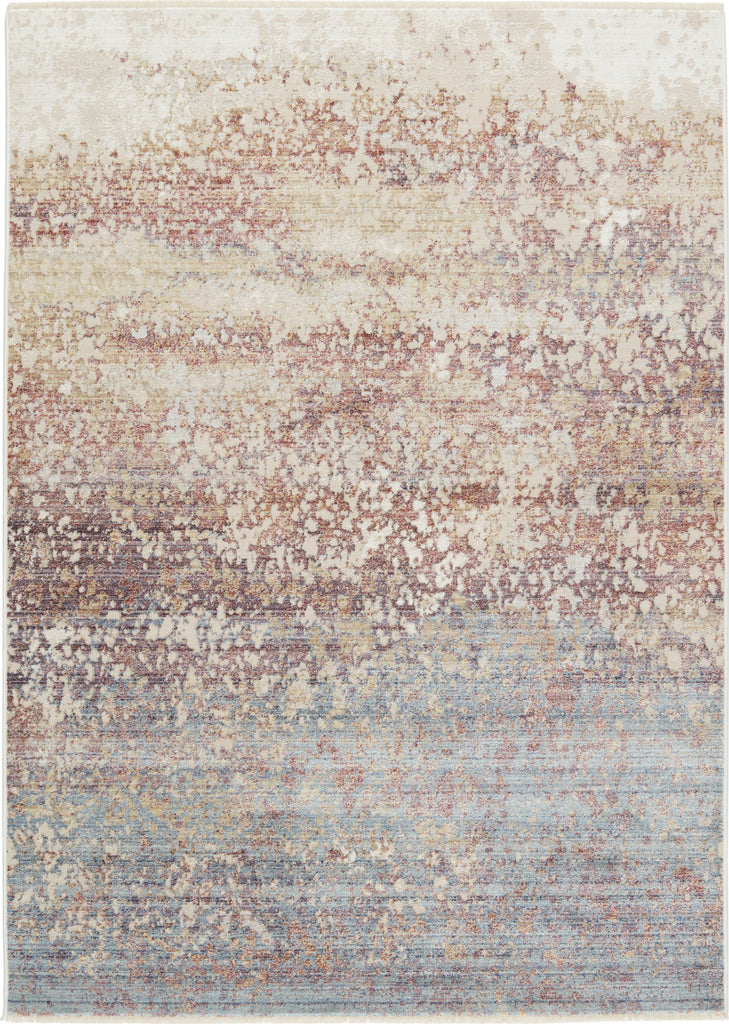 Jaipur Living Audun Montijo AUD09 Magenta/Blue Area Rug by Vibe - Top Down Image