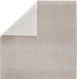 Jaipur Living Aura Alva AUR01 Taupe/Light Gray Area Rug - Folded Corner