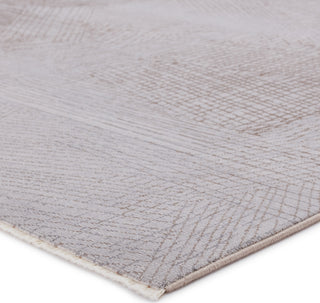 Jaipur Living Aura Sayer AUR03 Gray/Taupe Area Rug - Corner