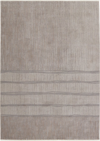 Jaipur Living Aura Ewan AUR04 Taupe/Gray Area Rug - Top Down