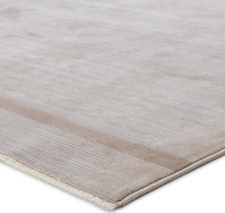 Jaipur Living Aura Linus AUR06 Taupe/Light Gray Area Rug- Corner