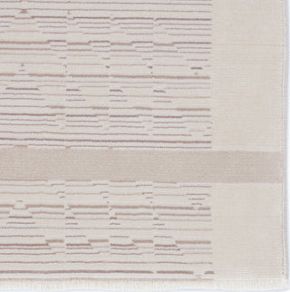 Jaipur Living Aura Linus AUR07 Cream/Light Taupe Area Rug - Close Up