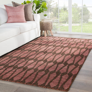 Jaipur Living Azland Sabot AZL01 Purple/Brown Area Rug Lifestyle Image Feature