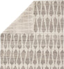 Jaipur Living Azland Sabot AZL04 Ivory/Light Gray Area Rug - Folded Corner