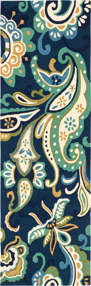 Jaipur Living Barcelona I-O Calico BA23 Blue/Green Area Rug