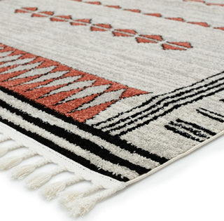 Jaipur Living Bahia Izmir BAH01 Black/Clay Area Rug by Vibe- Corner