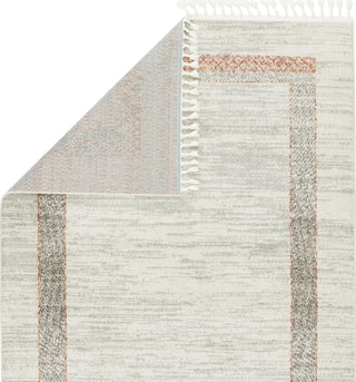 Jaipur Living Bahia Adalet BAH03 Light Gray/Clay Area Rug by Vibe - Folded Corner