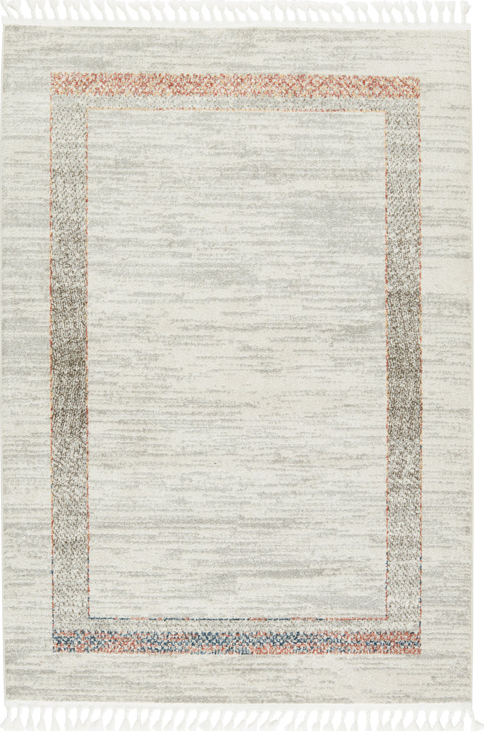 Jaipur Living Bahia Adalet BAH03 Light Gray/Clay Area Rug by Vibe - Top Down