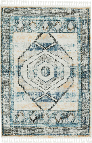 Jaipur Living Bahia Samsun BAH04 Blue/Light Orange Area Rug by Vibe - Main