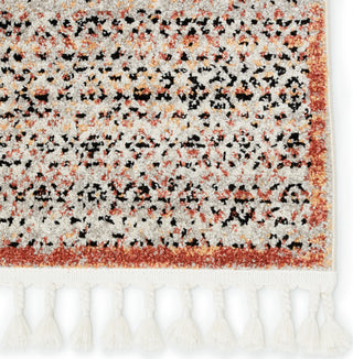 Jaipur Living Bahia Sazon BAH08 Orange/Black Area Rug by Vibe - Corner Close Up