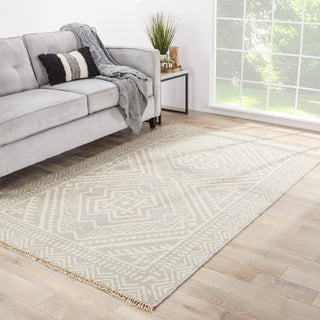 Jaipur Living Batik Yao BAT04 Gray/Off-White Area Rug Lifestyle Image Feature