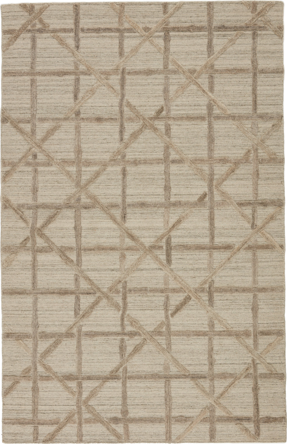Jaipur Living Brentwood by Barclay Butera Mandeville BBB02 Beige/Gray Area Rug - Top Down
