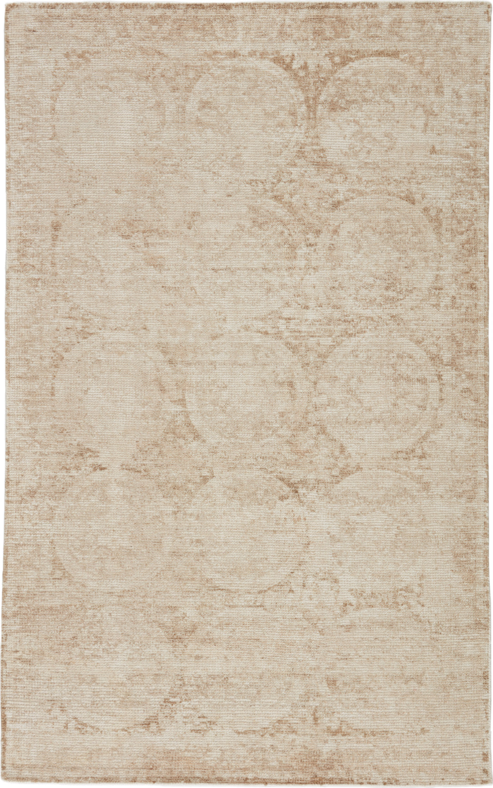 Jaipur Living Brentwood by Barclay Butera Crescent BBB03 Beige/Ivory Area Rug - Top Down
