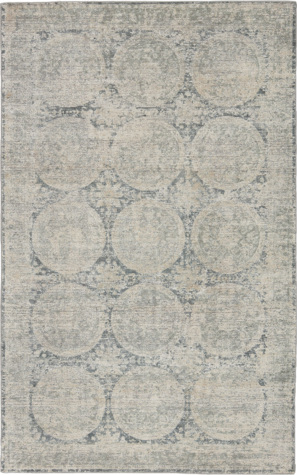 Jaipur Living Brentwood by Barclay Butera Crescent BBB04 Blue/Gray Area Rug - Top Down