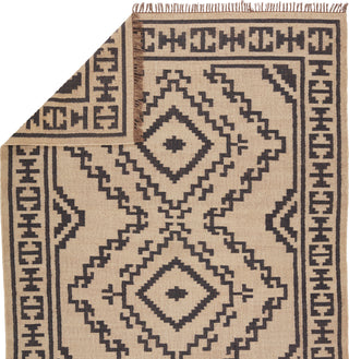 Jaipur Living Bedouin Jaima BD24 Beige/Black Area Rug - Backing Image