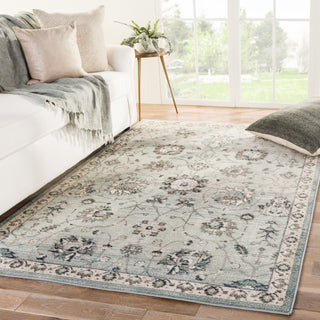 Jaipur Living Berkeley Ainsley BER06 Light Blue/Gray Area Rug Lifestyle Image Feature