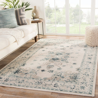 Jaipur Living Berkeley Oaklan BER09 Light Gray/Blue Area Rug Lifestyle Image Feature