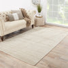 Jaipur Living Basis BI01 White/Taupe Area Rug Lifestyle Image Feature