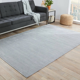 Jaipur Living Basis BI02 Gray/Silver Area Rug Lifestyle Image Feature