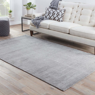 Jaipur Living Basis BI05 Gray/Silver Area Rug Lifestyle Image Feature