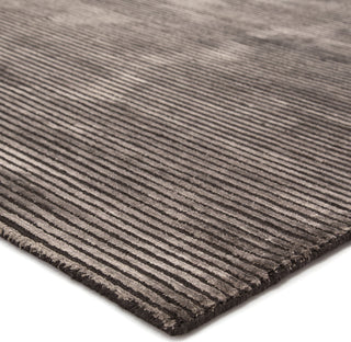 Jaipur Living Basis BI15 Dark Gray Area Rug - Corner Image