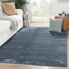 Jaipur Living Basis BI17 Dark Blue Area Rug Lifestyle Image Feature