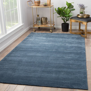 Jaipur Living Basis BI22 Indigo Area Rug Lifestyle Image Feature