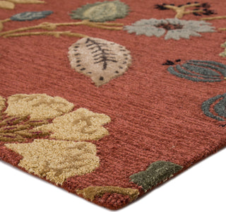 Jaipur Living Blue Garden Party BL05 Red Area Rug