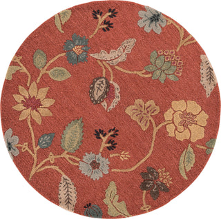 Jaipur Living Blue Garden Party BL05 Red Area Rug