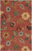 Jaipur Living Blue Garden Party BL05 Red Area Rug