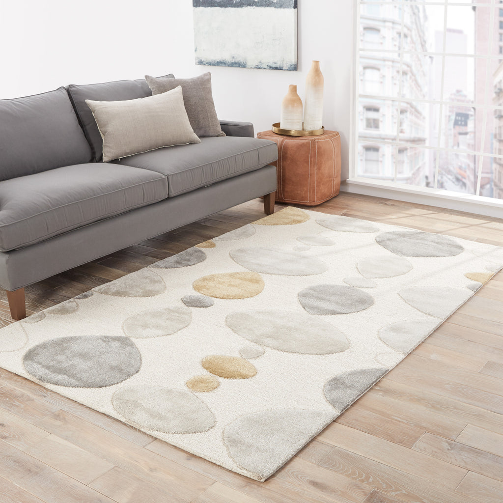 Jaipur Living Blue Creekstone BL102 Gray/White Area Rug Lifestyle Image Feature