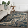 Jaipur Living Blue Alabaster BL137 Gray Area Rug Lifestyle Image Feature