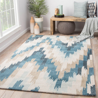 Jaipur Living Blue Solaris BL141 Area Rug Lifestyle Image Feature