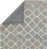 Jaipur Living Blue Totten BL157 Blue/Cream Area Rug - Back Image