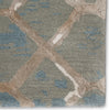 Jaipur Living Blue Totten BL157 Blue/Cream Area Rug - Corner Close Up Image