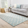 Jaipur Living Blue Totten BL157 Blue/Cream Area Rug Lifestyle Image Feature