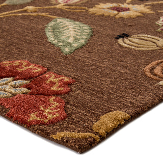 Jaipur Living Blue Garden Party BL45 Brown Area Rug