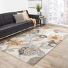 Jaipur Living Blue Petal Pusher BL65 Multicolor/White Area Rug Lifestyle Image Feature