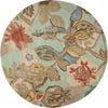 Jaipur Living Blue Petal Pusher BL71 Green/Multicolor Area Rug