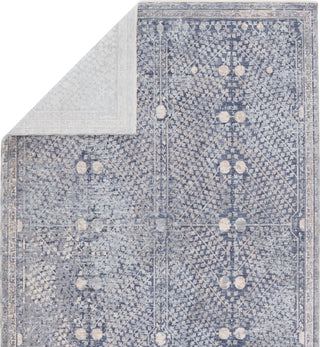 Jaipur Living Ballad Larkin BLA01 Blue/Light Gray Area Rug - Folded Corner