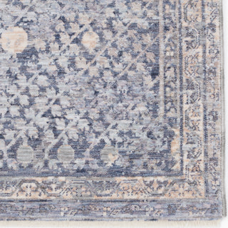 Jaipur Living Ballad Larkin BLA01 Blue/Light Gray Area Rug - Close Up