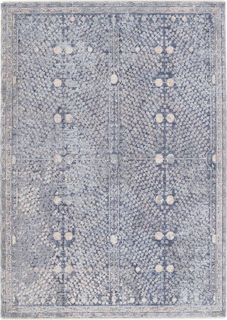 Jaipur Living Ballad Larkin BLA01 Blue/Light Gray Area Rug - Top Down