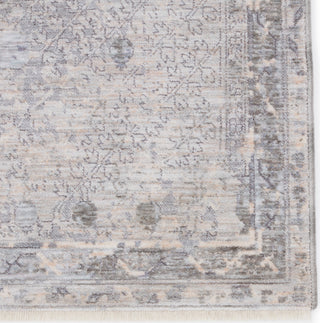 Jaipur Living Ballad Larkin BLA02 Light Gray/Beige Area Rug - Corner Close Up Image