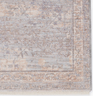 Jaipur Living Ballad Larkin BLA03 Beige/Gray Area Rug - Corner Close Up Image