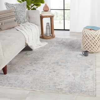 Jaipur Living Ballad Seraph BLA04 Gray/Beige Area Rug Lifestyle Image Feature