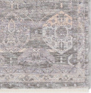 Jaipur Living Ballad Kiernan BLA07 Gray/Beige Area Rug - Corner Close Up Image