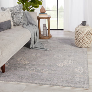 Jaipur Living Ballad Kiernan BLA07 Gray/Beige Area Rug Lifestyle Image Feature