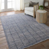Jaipur Living Ballad Dounia BLA11 Blue/Light Gray Area Rug Lifestyle Image Feature