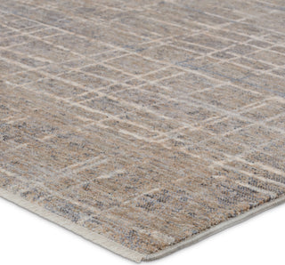 Jaipur Living Ballad Pinon BLA14 Silver/Taupe Area Rug Corner Image